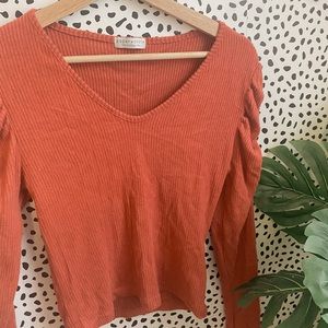 Terracota Long Sleeve Blouse